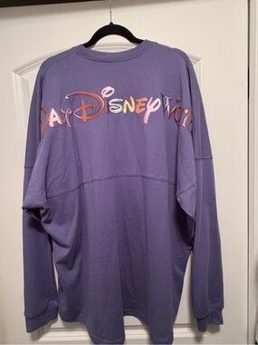 Disney World 50th Anniversary Spirit Jersey XL Purple Castle Walt Disney World
